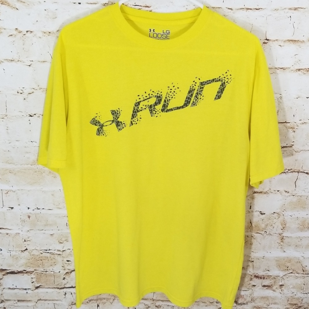 Under Armour Loose Heatgear Men's Tee Shirt Size L